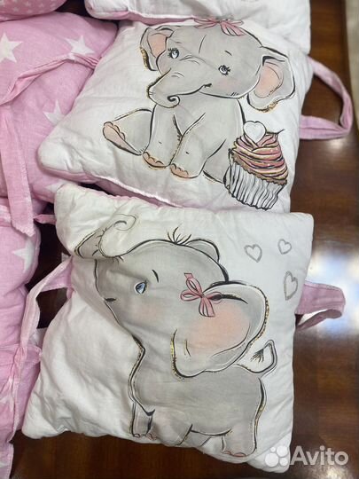 Бортики в кроватку