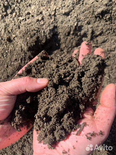 Грунтовая смесь: перегной+грунт+торф в мешках (25