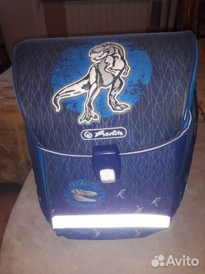 Ранец Herlitz midi plus Blue Dino без наполнения