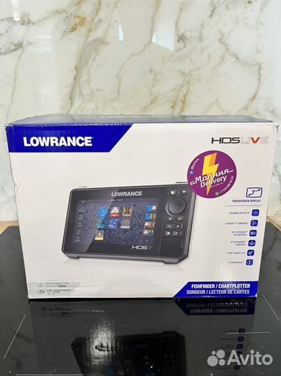 Эхолот Lowrance HDS 7 live русский с датчиком