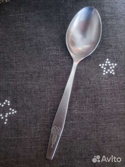 Ложка СССР с эмблемой олимпиады-80