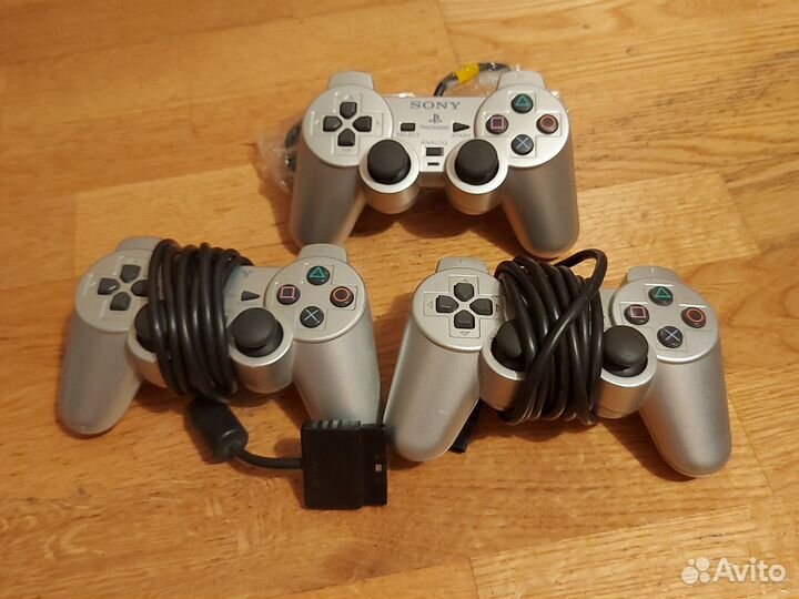 Sony playstation 2 PS2 slim серебряный
