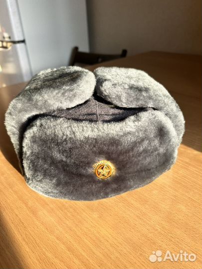 Мужская шапка новая военная зимняя +шапка бу