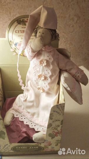 Интерьерная кукла тильда ручной работы