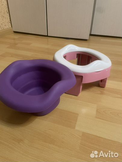 Горшок дорожный складной