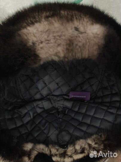 Норковая шапка мягкая в идеальном состоянии