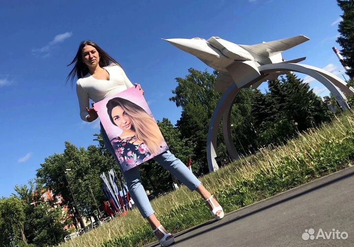 Портрет на холсте по фото