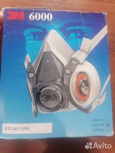 Полумаска 3м 6000, размер М