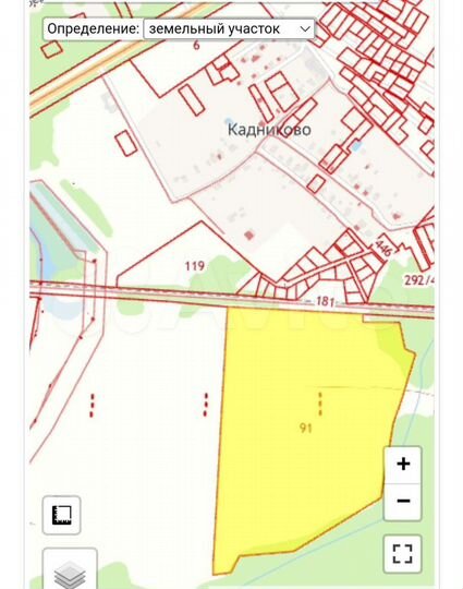 Участок 9,6 га (СНТ, ДНП)