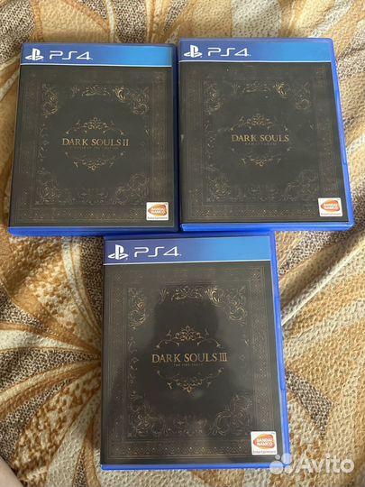 Игра для приставки Dark souls trilogy