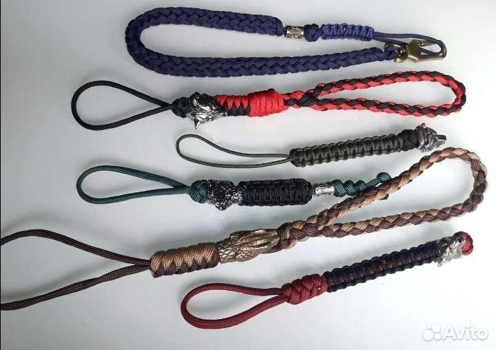 Темляк из паракорда и ланьярд для оружия