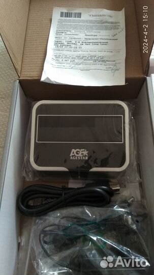 Док-станция для HDD 2.5'/3.5' AgeStar 3CBT2