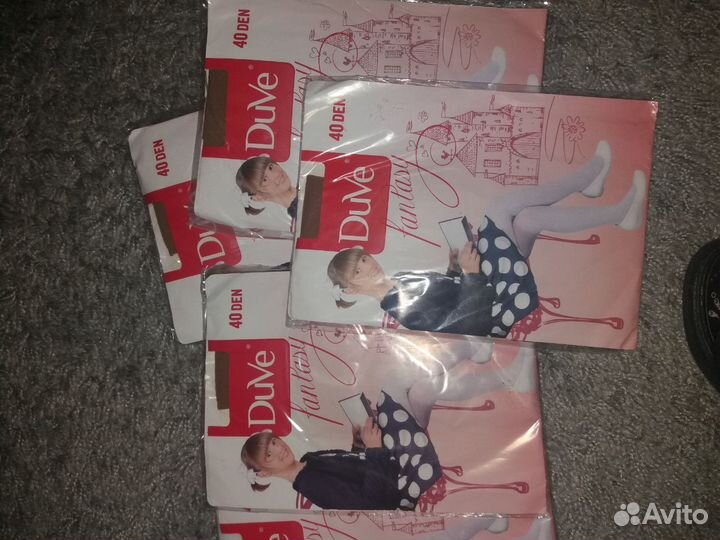 Новые телесные колготки 40 дen 134-140, 146