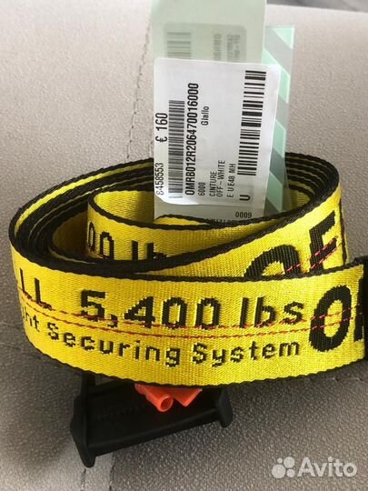 Новый ремень OFF-white