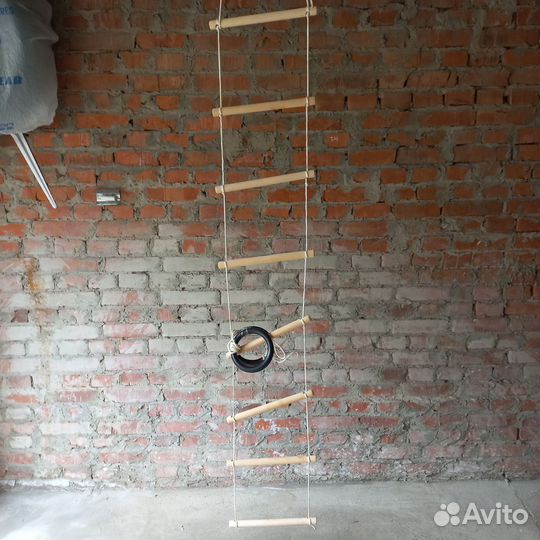 Кольца спортивные и Веревочная лестница