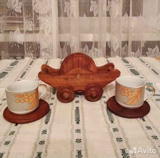 Деревянные подставки и палочки