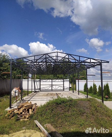 Заборы ворота навесы