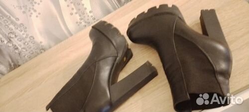 Ботильоны (ботинки) жен. высшего качества эко-кожа