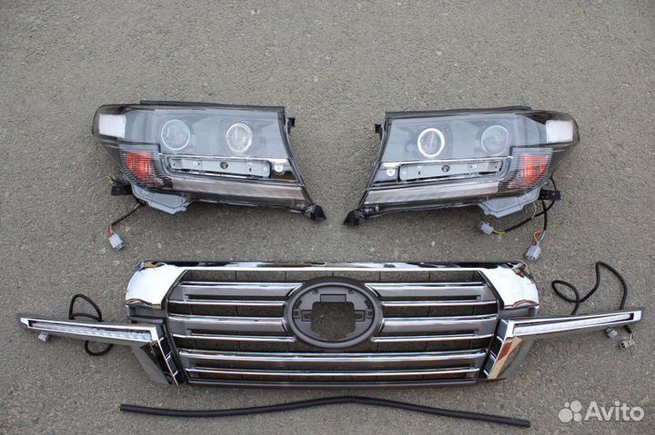 Land Cruiser 200 08-15 тюнинг фары решетка Z3WB5