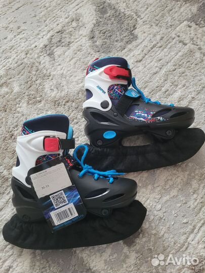 Коньки детские раздвижные 30-33 р