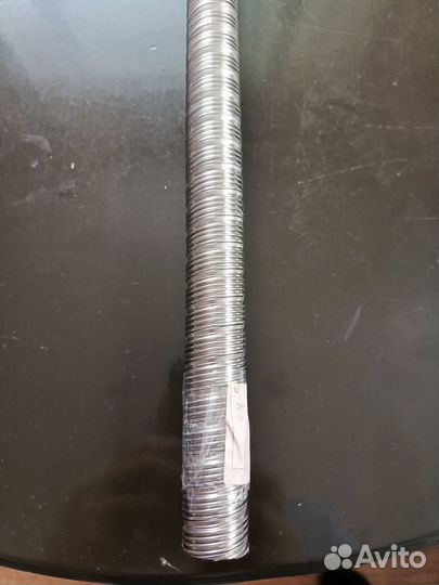 Труба выхлопная 24мм,гофрированная из нержавейки