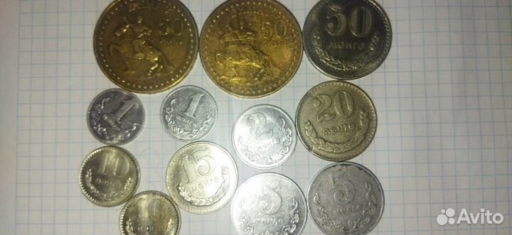 Монеты Монголии