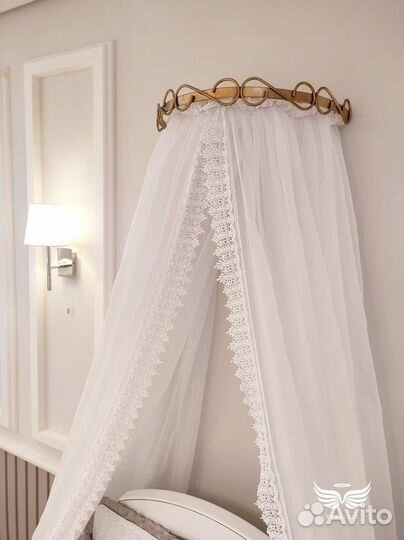 Комплект Новый - Балдахин + карниз настенный