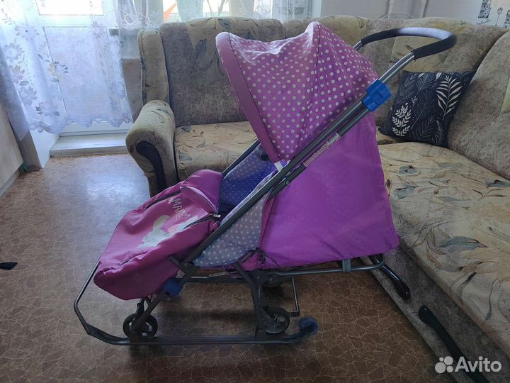 Санки коляска Nika Disney baby 1