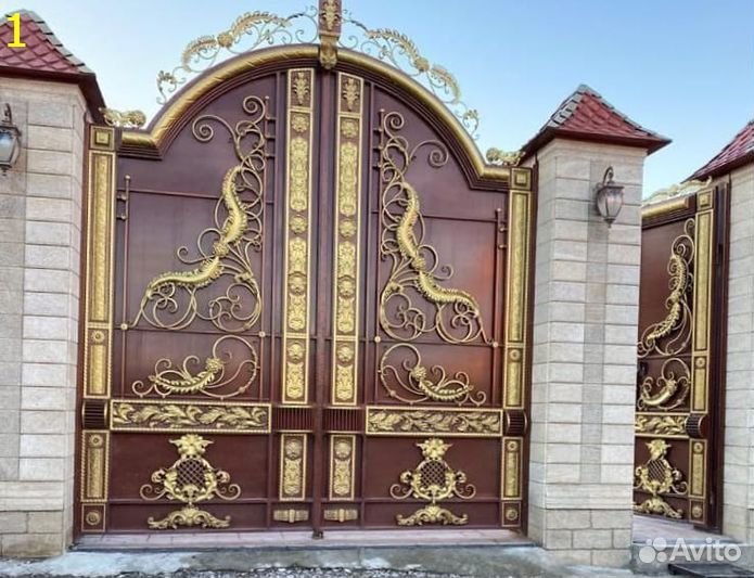 Кованные перила ворота навесы