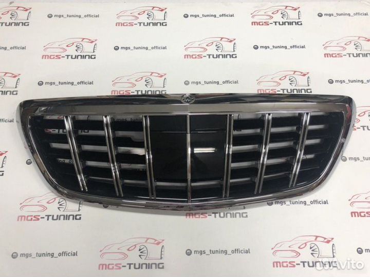 Решетка радиатора Mercedes S-class w222 GT (B)