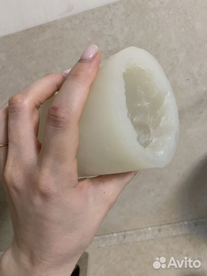 Молд силиконовый для свечей розы волны