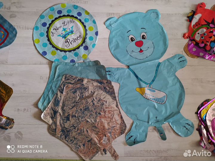 Фольгированные воздушные шары 5 шт