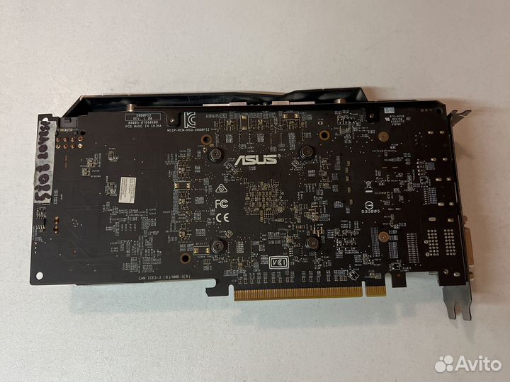 Видеокарта Asus rx580 8gb