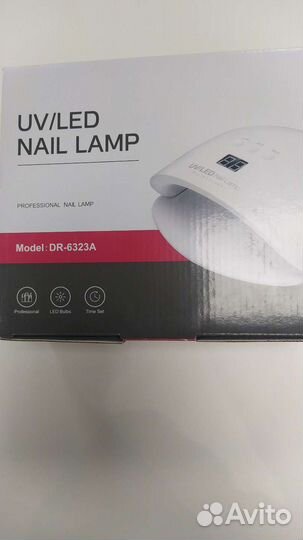 Лампа для сушки ногтей UV LED SD- 6323 А 24 W