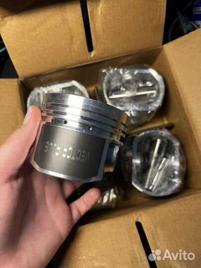 Поршень с пальцами и кольцами 75.0