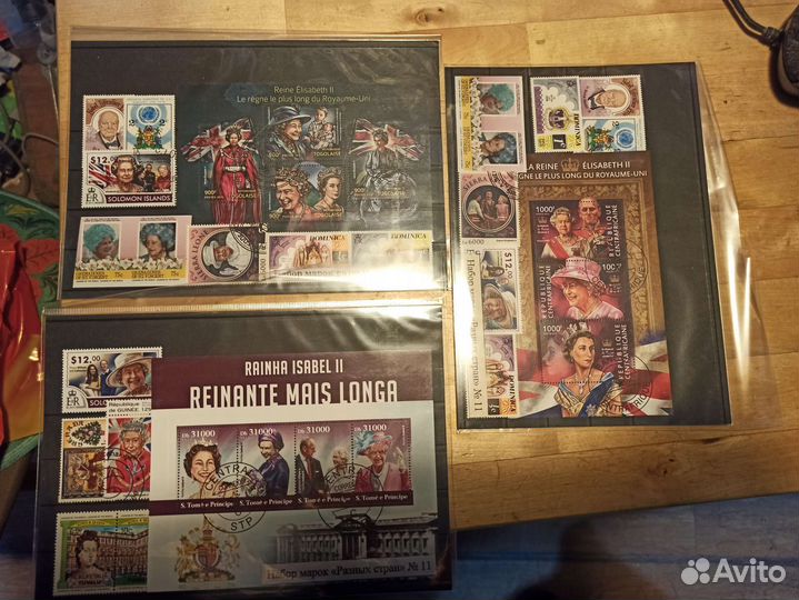 Марки набор Елизавета 2 новые комплекты