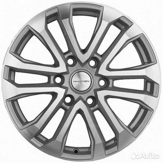 Диск 7,5*18 6*139,7 ET46 67,1 Khomen Wheels KHW1805 F-Silver (Pajero)