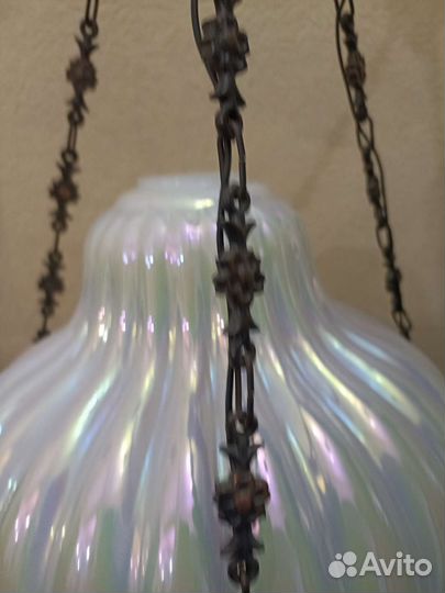 Люстры 2 шт, винтаж. Бронза