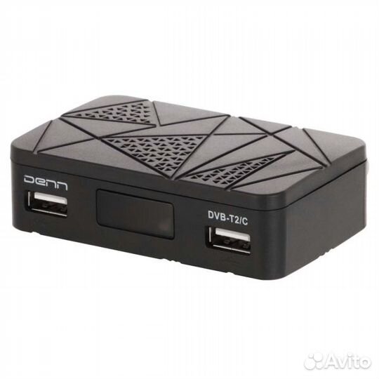 Ресивер DVB-T2 D-color DC700HD plus черный