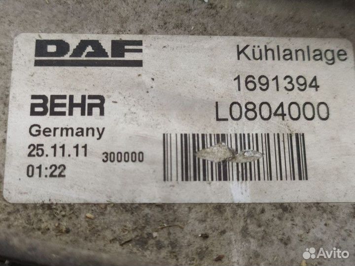 Интеркулер Daf XF105