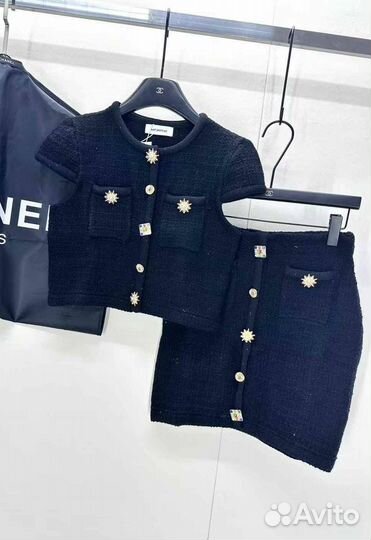 Костюм твидовый Self Portrait (хит 2025)