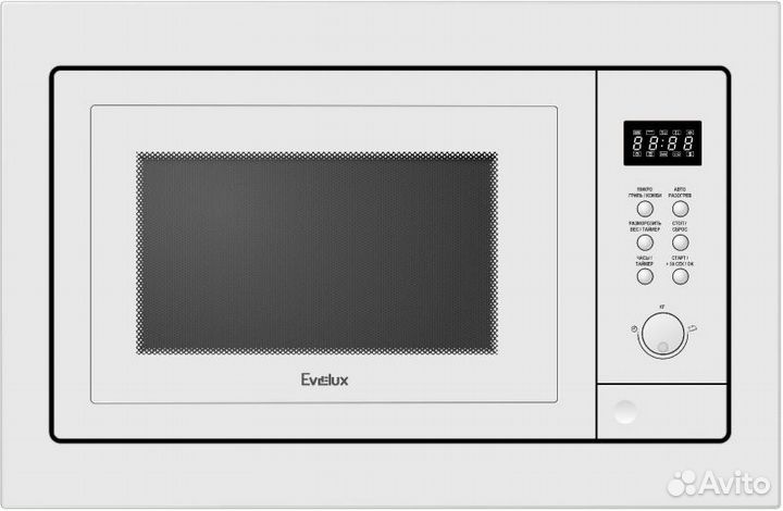 Встраиваемая микроволновая печь Evelux MW 25 W, бе