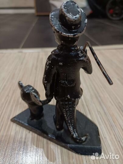 Статуэтка Крокодил Гена и Чебурашка, СССР, литьё