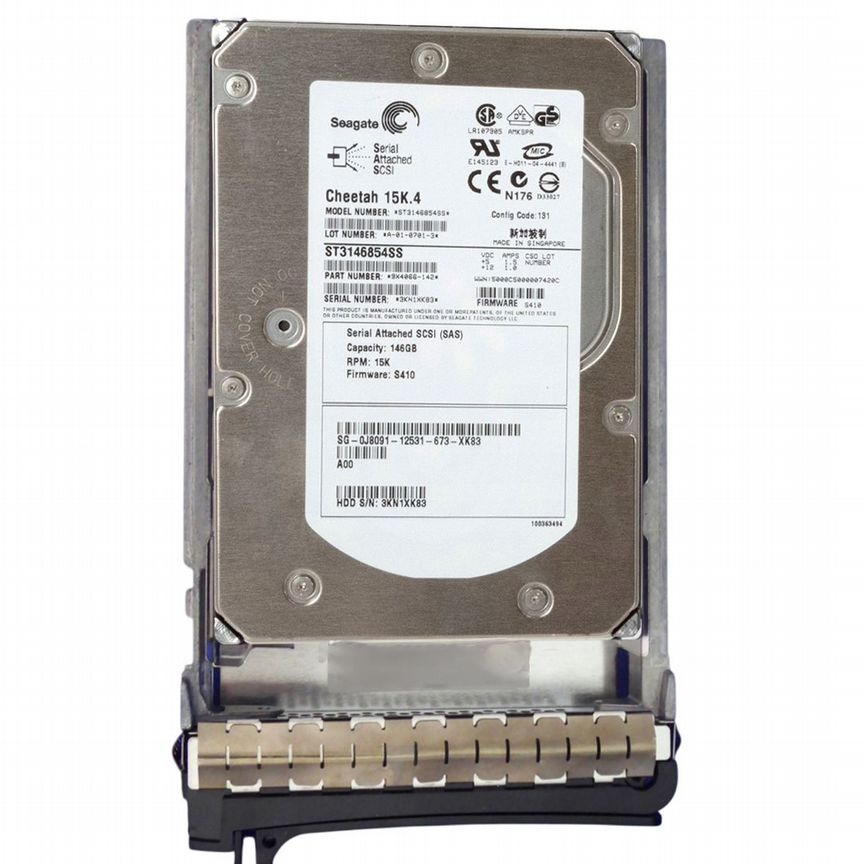 [0J8091] Жесткий Диск Dell J8091 146gb Sas 3,5" Hdd