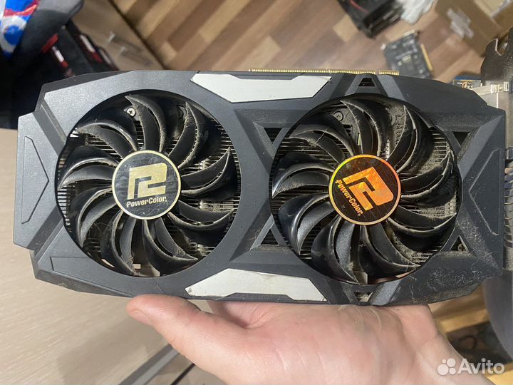 Видеокарты 7 шт rx 4gb