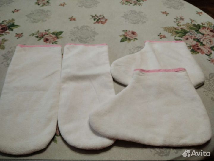 Рукавицы и тапки для парафин ванночка