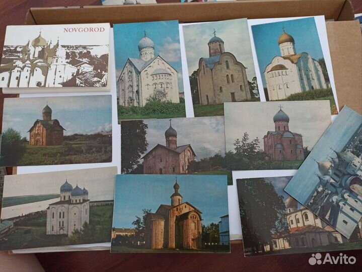 Наборы открыток с видами городов СССР