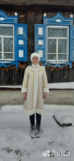 Дед Мороз и Снегурочка новые парные костюмы