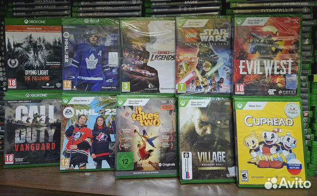 Игры Xbox One большая коллекция дисков