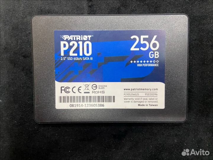 SSD накопитель 120-128GB 240-256GB 480-512GB